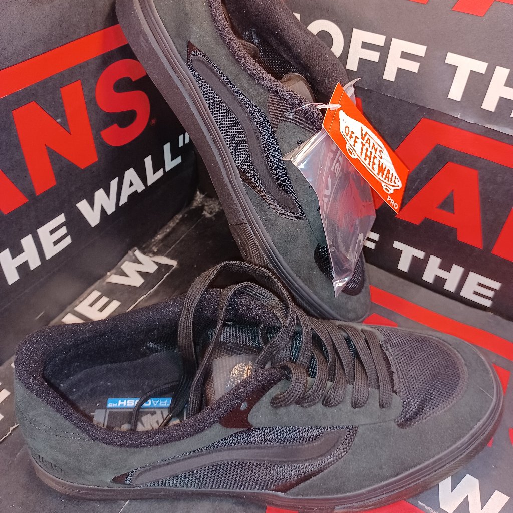 Vans Men's 7/Women's 8.5 Black/Black Rowley Rapidweld Popcush Vn0a4dksbka